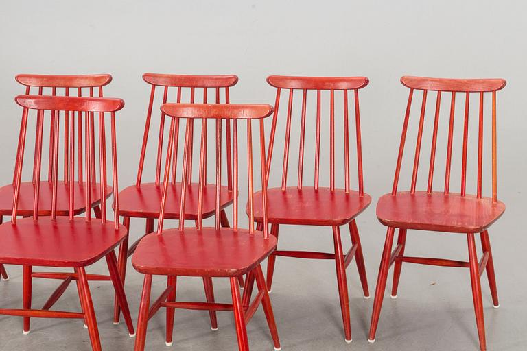 PINNSTOLAR, 7 st, 1950/60-tal.