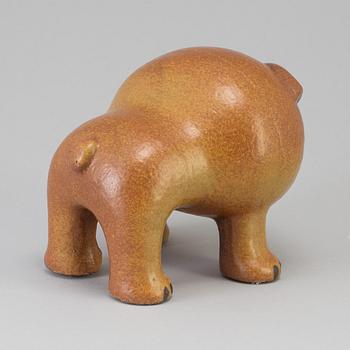 A "Bulldog" figurine by Lisa Larson for Gustavberg.