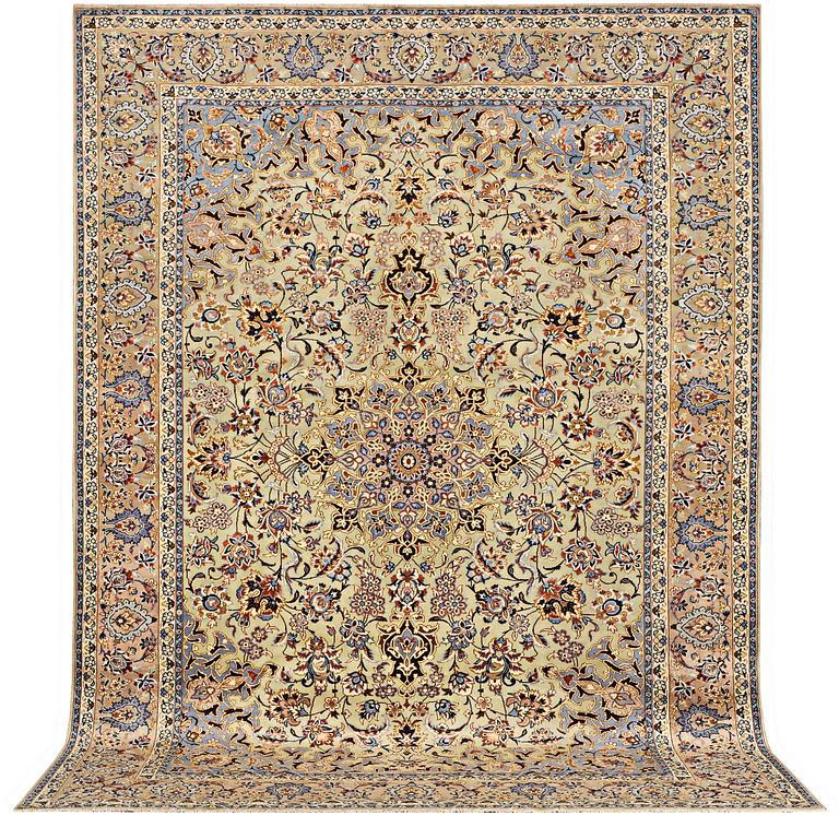 A carpet, Najafabad, c. 384 x 274 cm.