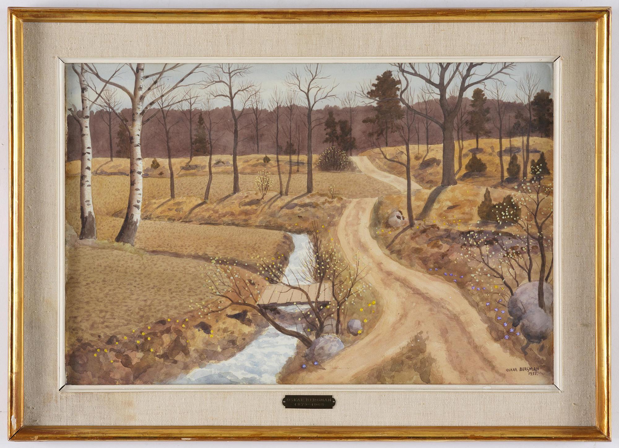 Oskar Bergman, "Vår vid Erstavik".