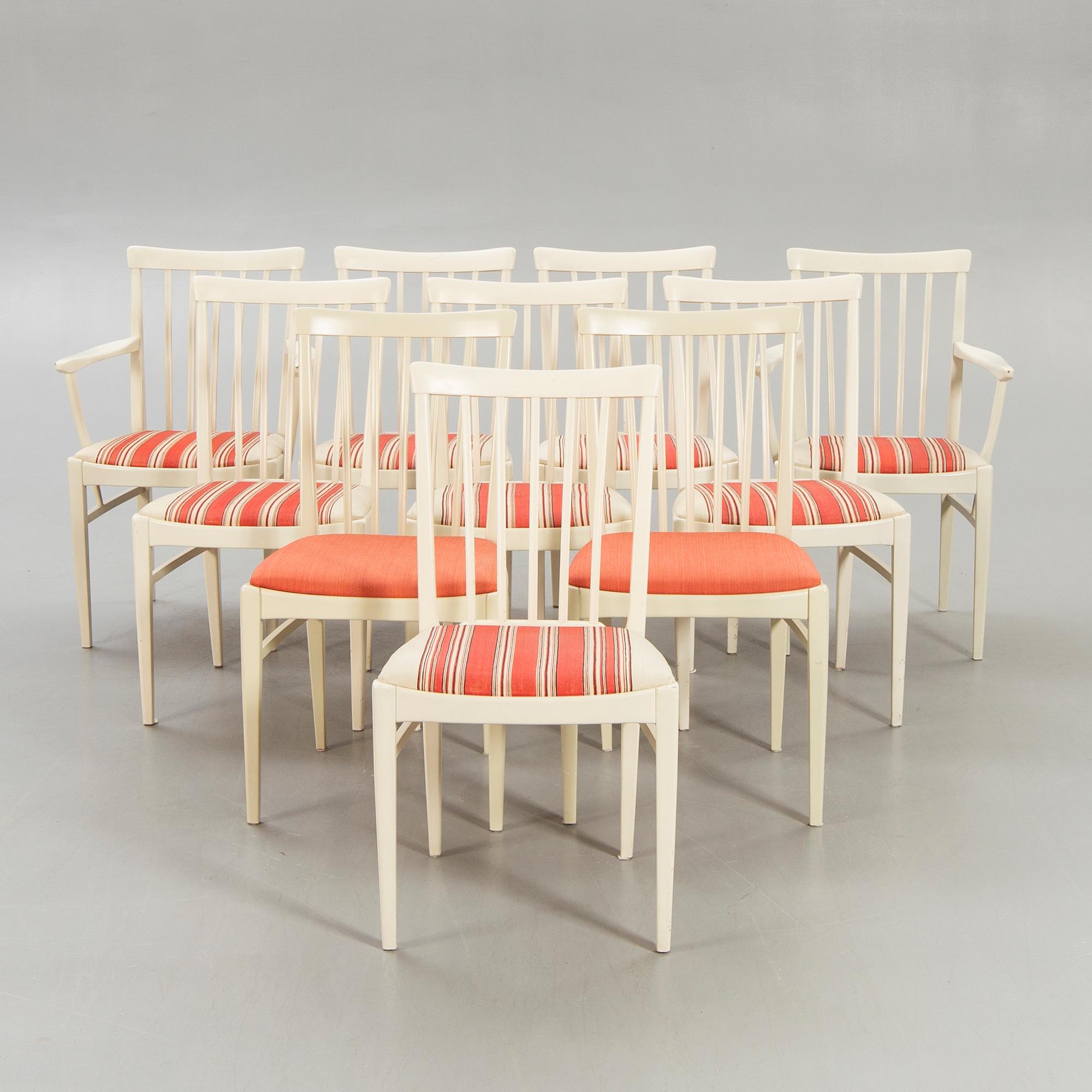 Carl Malmsten, möbelgrupp 11 dlr för Åfors Möbelfabrik.