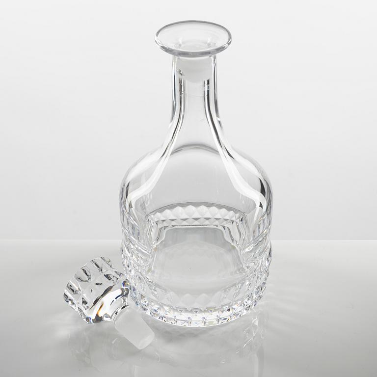 Ingeborg Lundin, a 54-piece 'Silvia' glass service, Orrefors, Sweden.