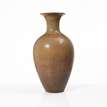 Gunnar Nylund, A large brown glazed vase, Sweden, Rörstrand, mid 20th century.