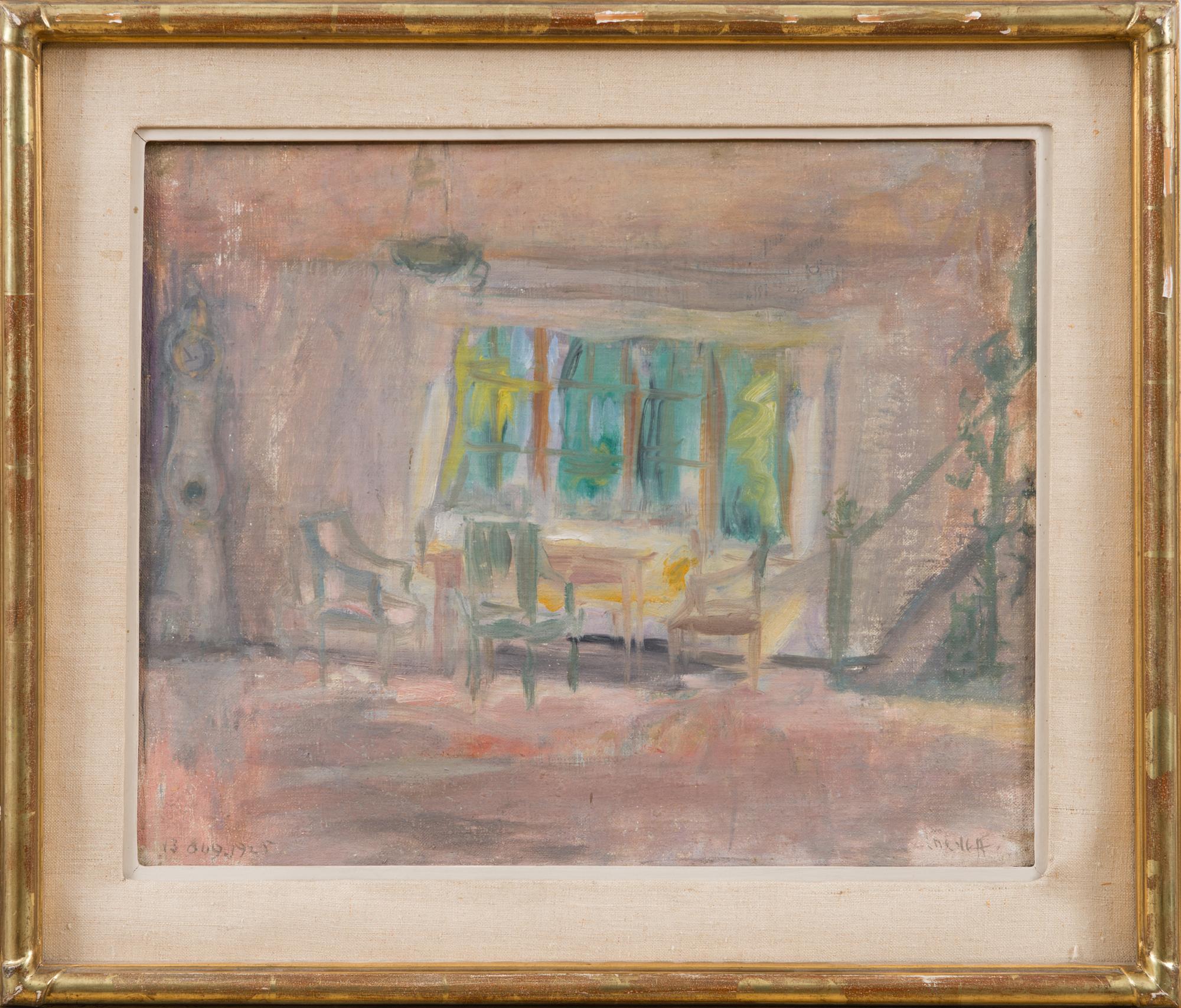 ELLEN THESLEFF, INTERIÖR FRÅN CASA BIANCA, RUOVESI.