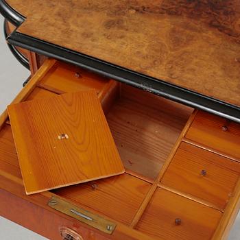A sewing table, late 19th century.