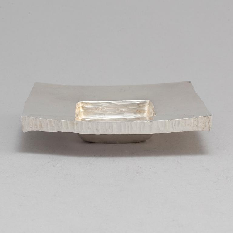 REY URBAN. A sterling silver dish, Stockholm 1988.