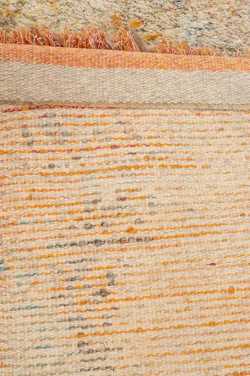 Woven tapestry, "Seidenwandt", rya variant, approx. 145 x 175 cm, Germany, signed B Bernhard.