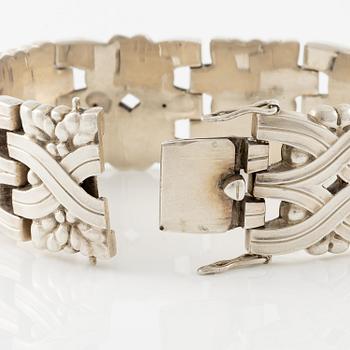 Harald Nielsen, a bracelet, silver, Georg Jensen 1933-1944.