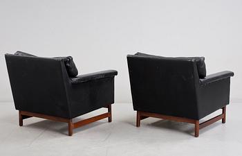 FÅTÖLJER, ett par, 1960-tal.