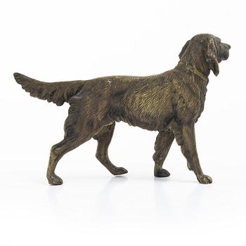 Figurin, Wienerbrons, "Setter", omkring 1900.