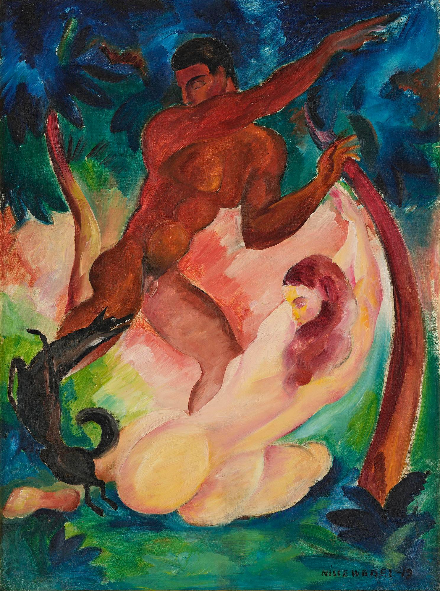 Nils Wedel, Pair in Landscape.