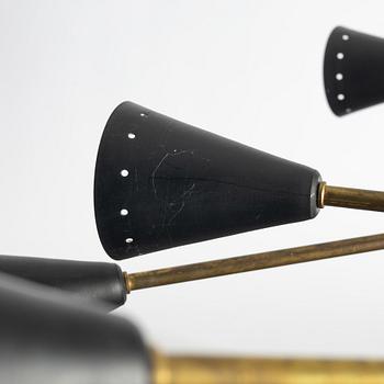 Taklampa, Sputnikmodell, Italien, 1900-talets andra hälft.