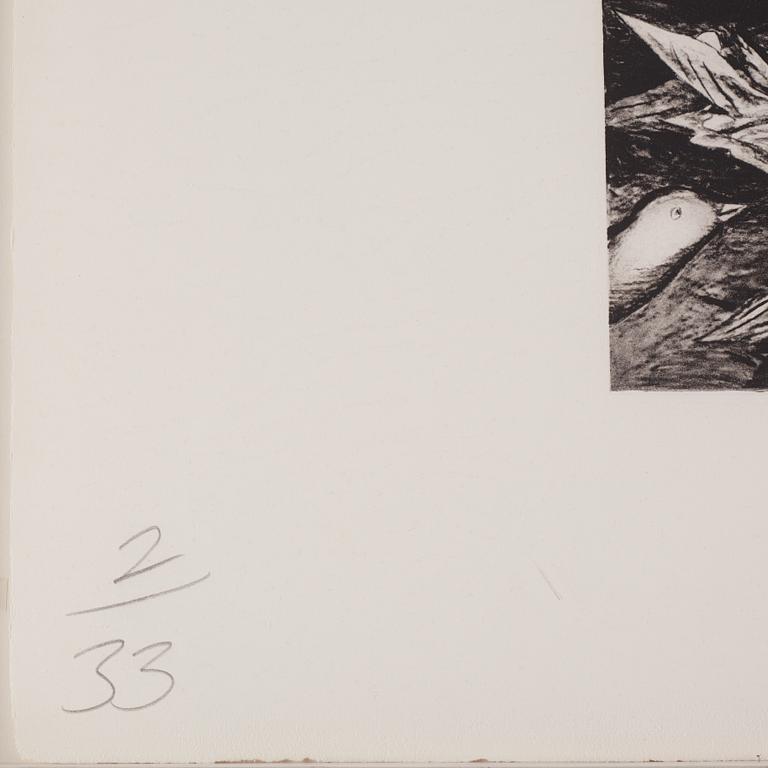 Jonathan Borofsky, etching. Signed and numbered 2/33 (2978734).