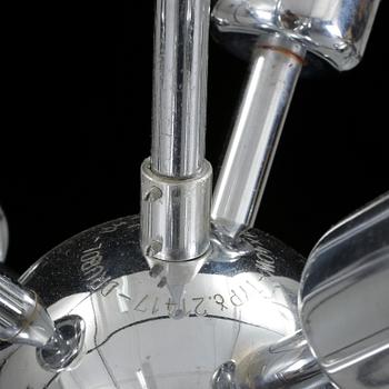 TAKLAMPA, 1960-tal. Höjd ca 73 cm.