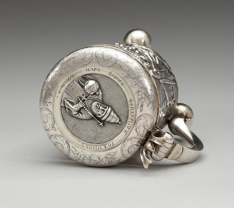 DRYCKESKANNA av Batholome Wilckens, Hamburg ca 1700.