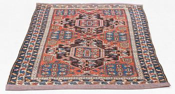 A caucasian carpet, ca. 159 x 117 cm.