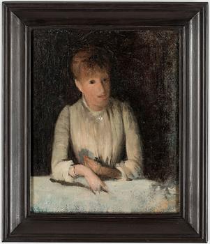 Robert Thegerström · ROBERT THEGERSTRÖM, Olja på fransktillverkad duk, intygad av Elin Thegerström á tergo.