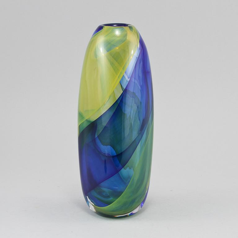 VAS, glas, Anna Ehrner, Kosta Boda, signerad, 1900-talets andra hälft.