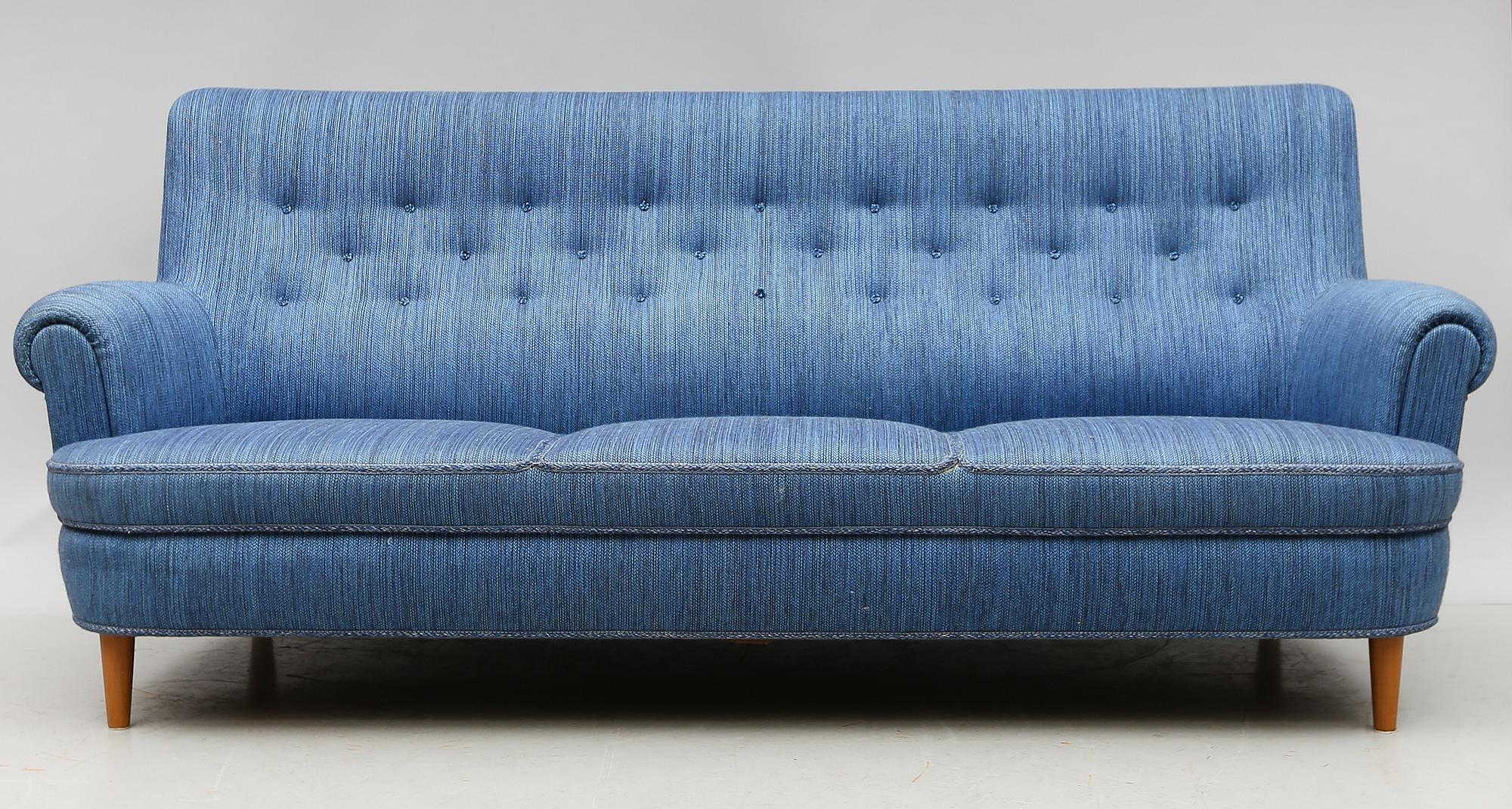 SOFFA, "Hemmakväll", Carl Malmsten, AB O.H. Sjögren, Tranås, 1900-talets andra hälft.
