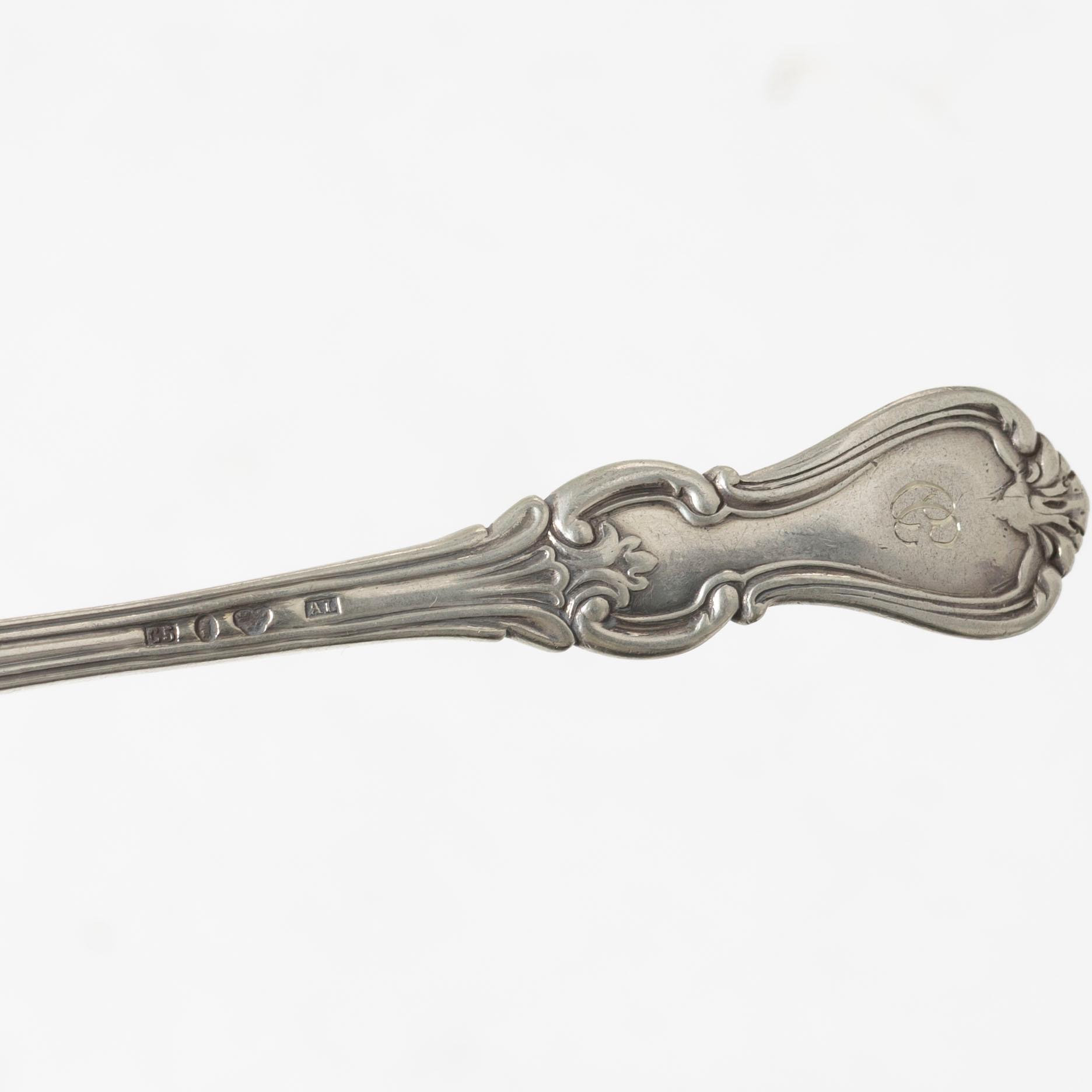 A silver cutlery set, model 'Olga', Sweden and Denmark, including mark of Alfred Ambrosius, Stockholm 1867 (53 pieces).