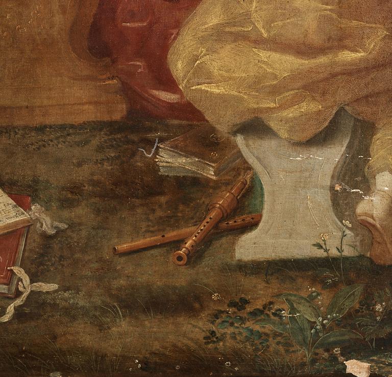 Hendrick van Balen och Jan Brueghel den äldre, tillskriven. Minerva besöker de nio muserna.