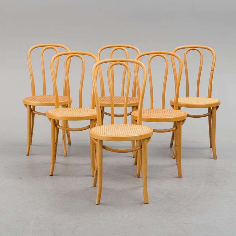 Six Radomsko chairs, Poland, second half of 20th century.