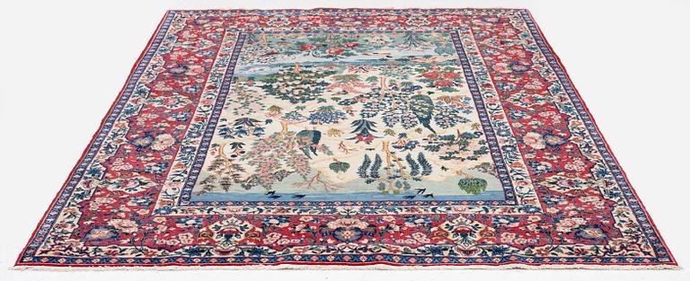 Haj Mirza Aqa Imami, an antique Isfahan rug, Central Persia, c. 217 x 152 cm.