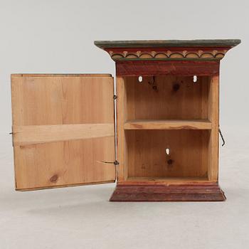 HÄNGSKÅP, allmoge, Dalarna/Hälsingland, 1800-tal.