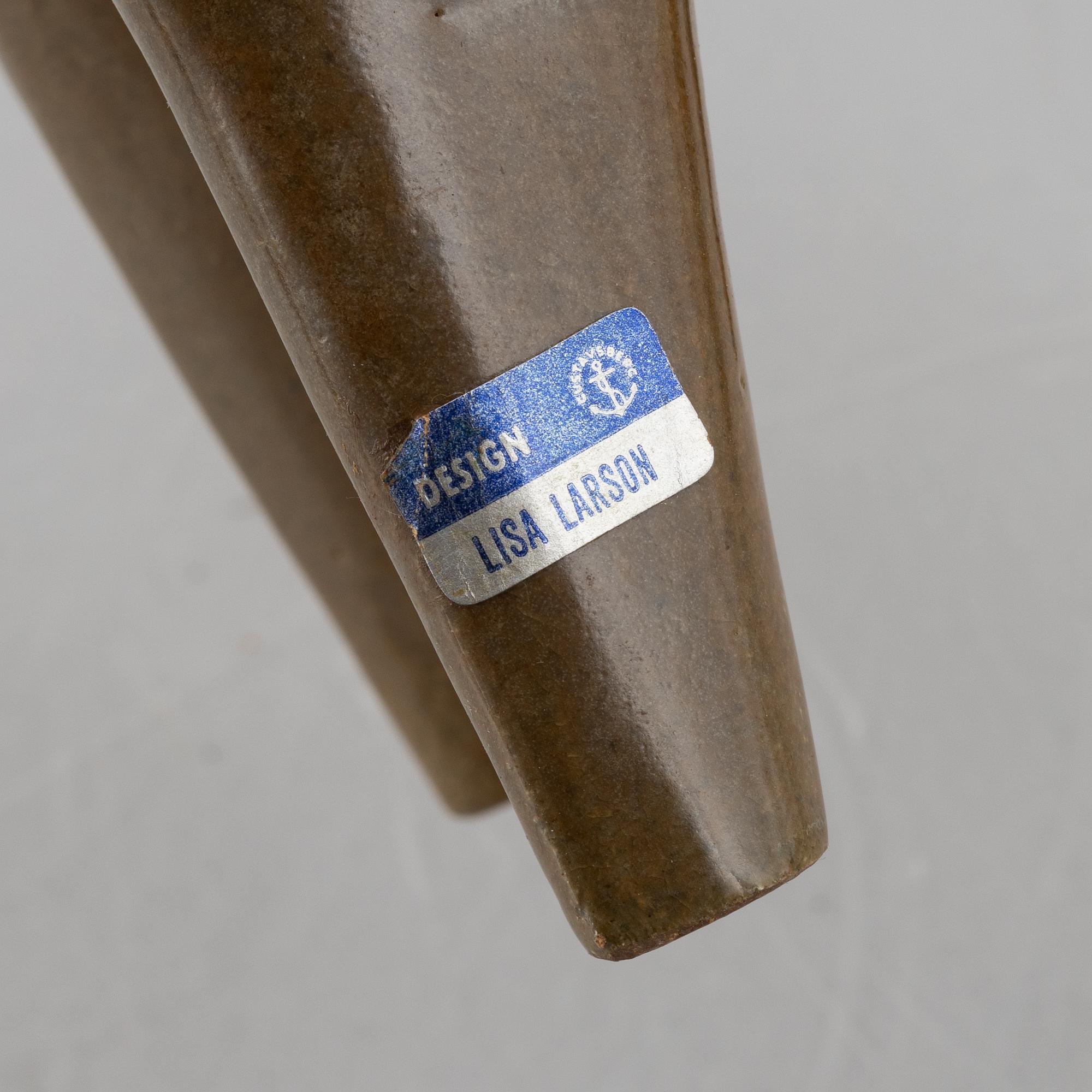 Lisa Larson, figurin, stengods, "Giraff", ur serien "Stora Zoo", Gustavsberg.