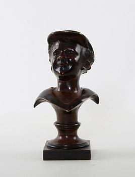 LAVERGNE, JEAN ADOLPHE, efter. Skulptur, brons. "Gavroche".