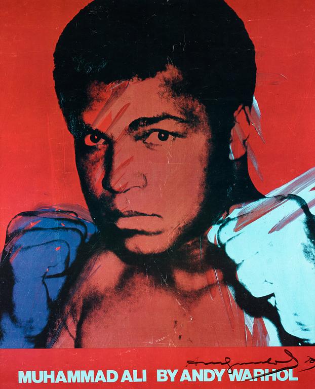 Andy Warhol Efter, "Mohammad Ali".