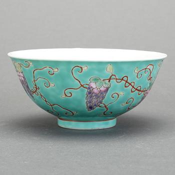 SKÅL, porslin, Kina, 1900-tal.