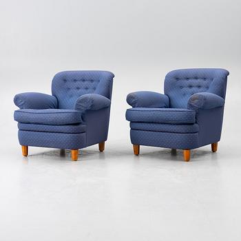 Josef Frank, A pair of armchairs model 568, Svenskt Tenn, 2011.