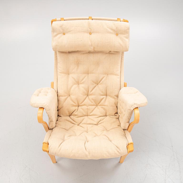 Bruno Mathsson, a 'Pernilla' armchair, Dux, late 20th Century.