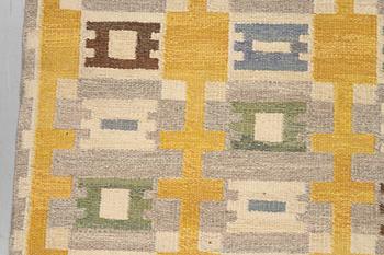 Ingrid Dessau, a carpet,"Vintergäck", flat weave, ca 247,5 x 143,5 cm, unsigned.