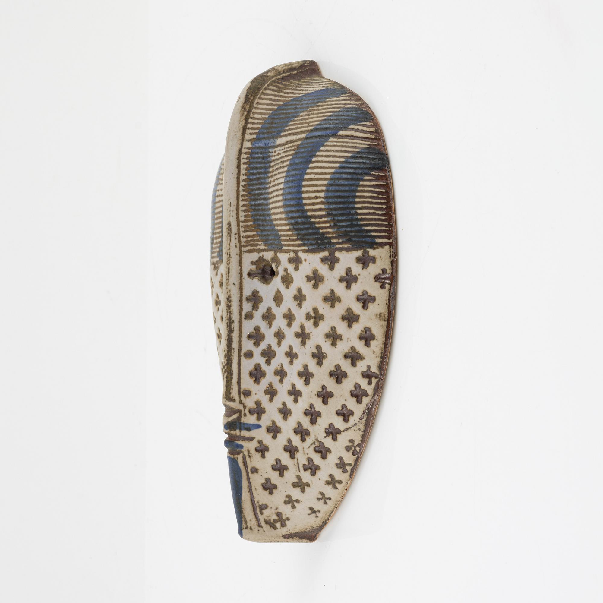 Lisa Larson, mask, stengods, Gustavsberg.