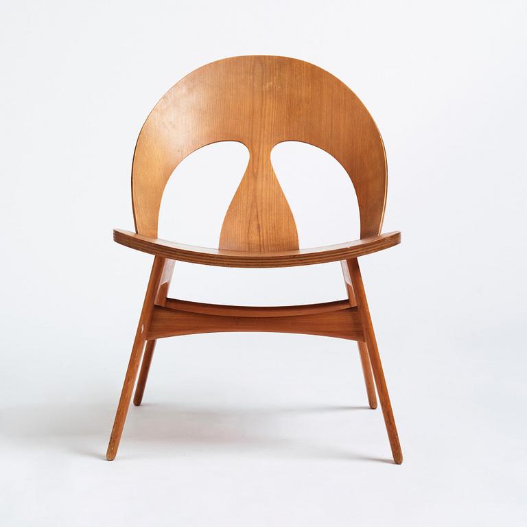 Børge Mogensen, a cherry chair, executed by cabinetmaker  Erhard Rasmussen, Denmark ca 1949.