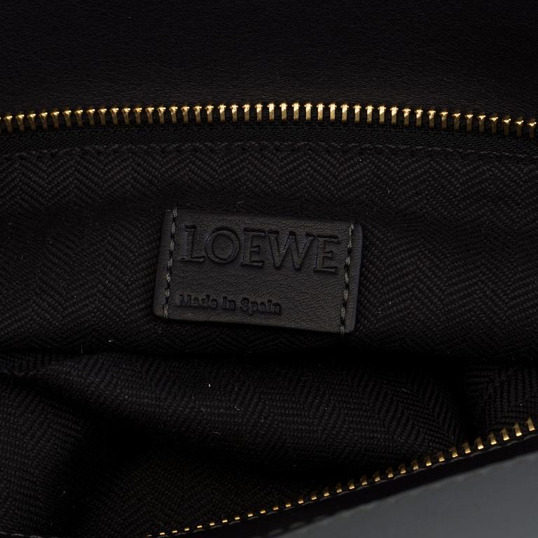 A black and grey calf leather "Puzzle bag" by Loewe 2017.