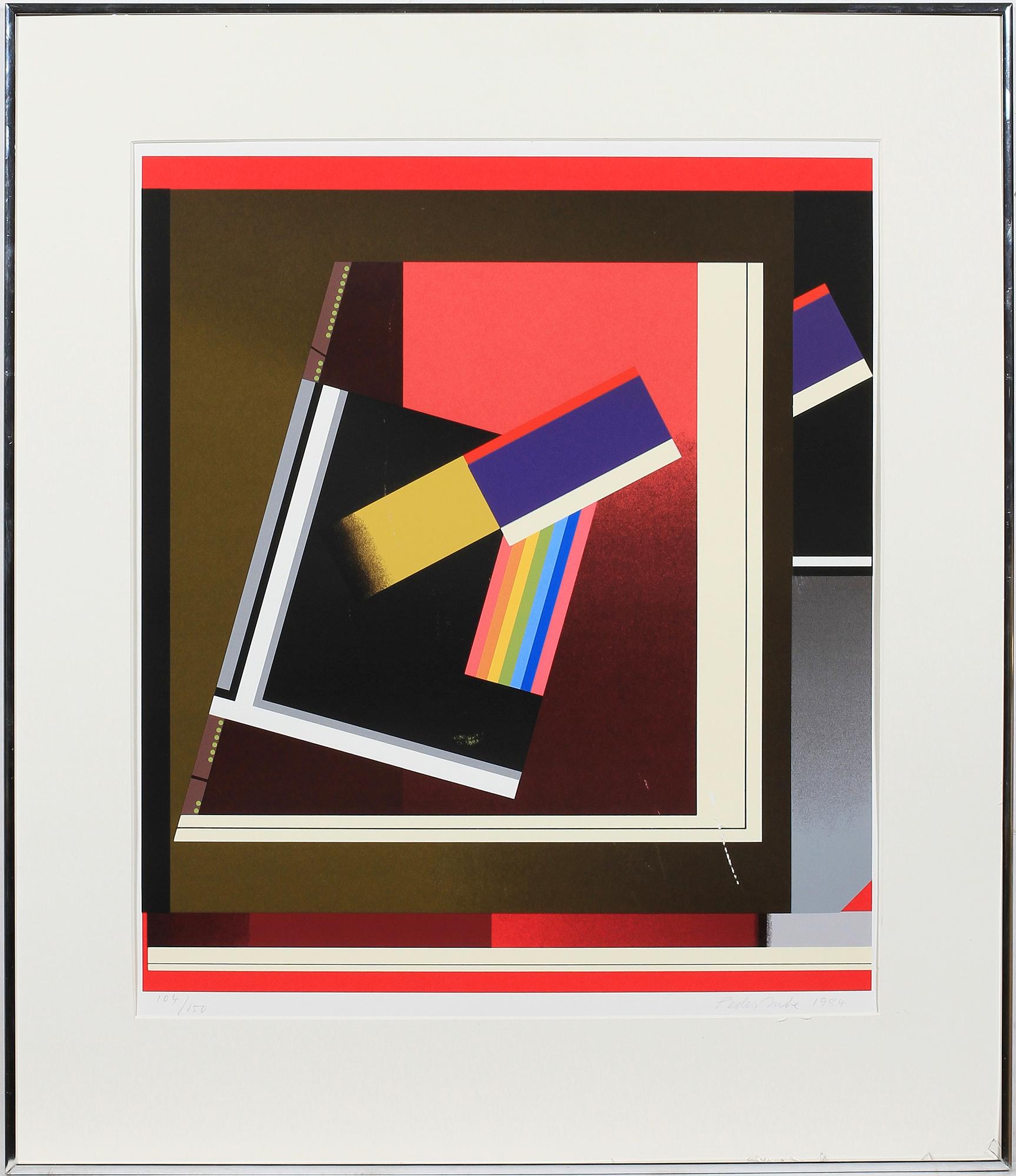 PEDER DUKE, serigrafier, 2st. Sign och numr 104/150 samt 111/150.