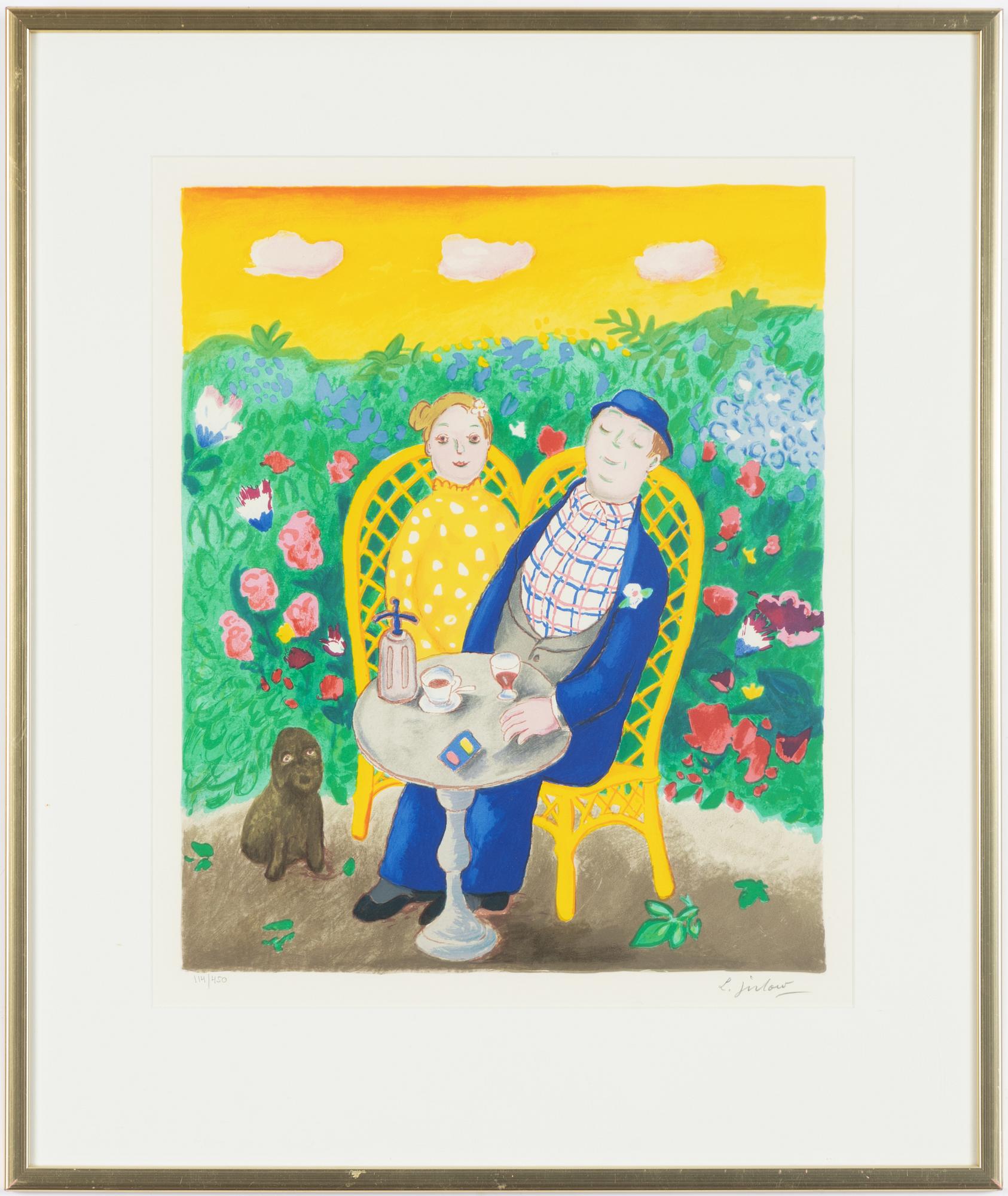 Lennart Jirlow, "Apertifdags i trädgården".