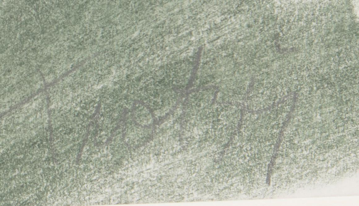 Ulf Trotzig, pastel signed.