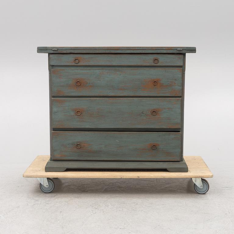 Kombinationsmöbel, byrå & bord, 1800-tal .