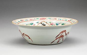 TVÄTTFAT, porslin, Kina, Qing dynastin, 1800-tal.