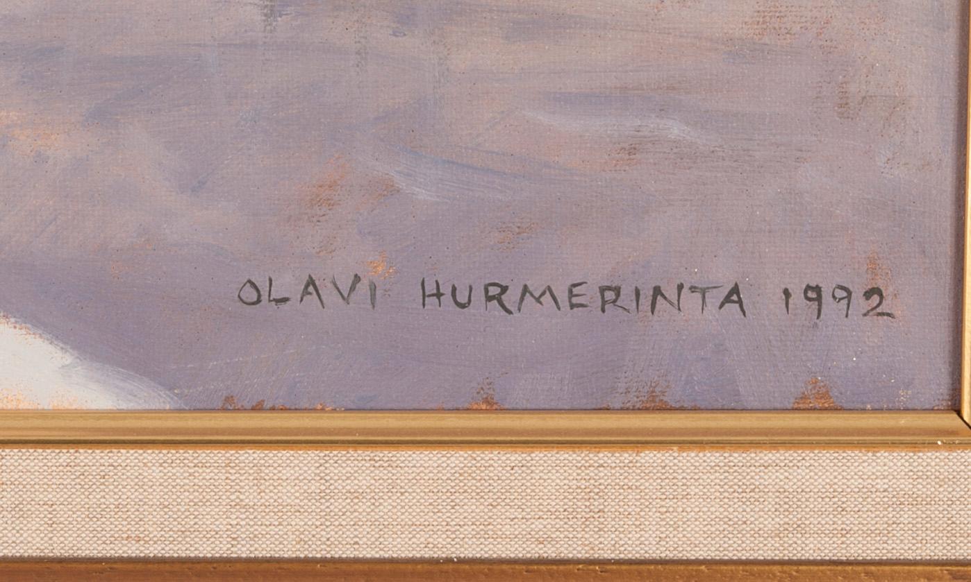 OLAVI HURMERINTA, olja på duk, signerad och daterad 1992.