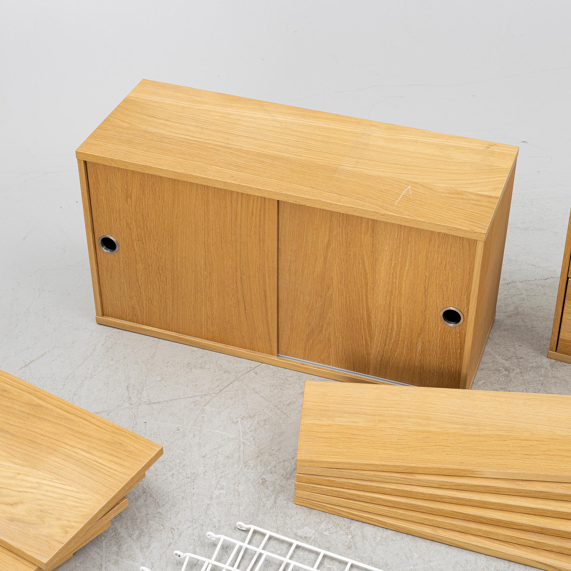 Nils Strinning, a shelving system, "String", Sweden.
