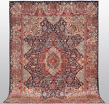 A carpet, Kashmar, ca 384 x 296 cm.
