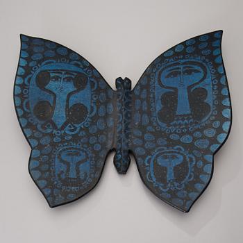 A "Butterfly" ceramic sculpture signed and manufactured by Rörstrand.