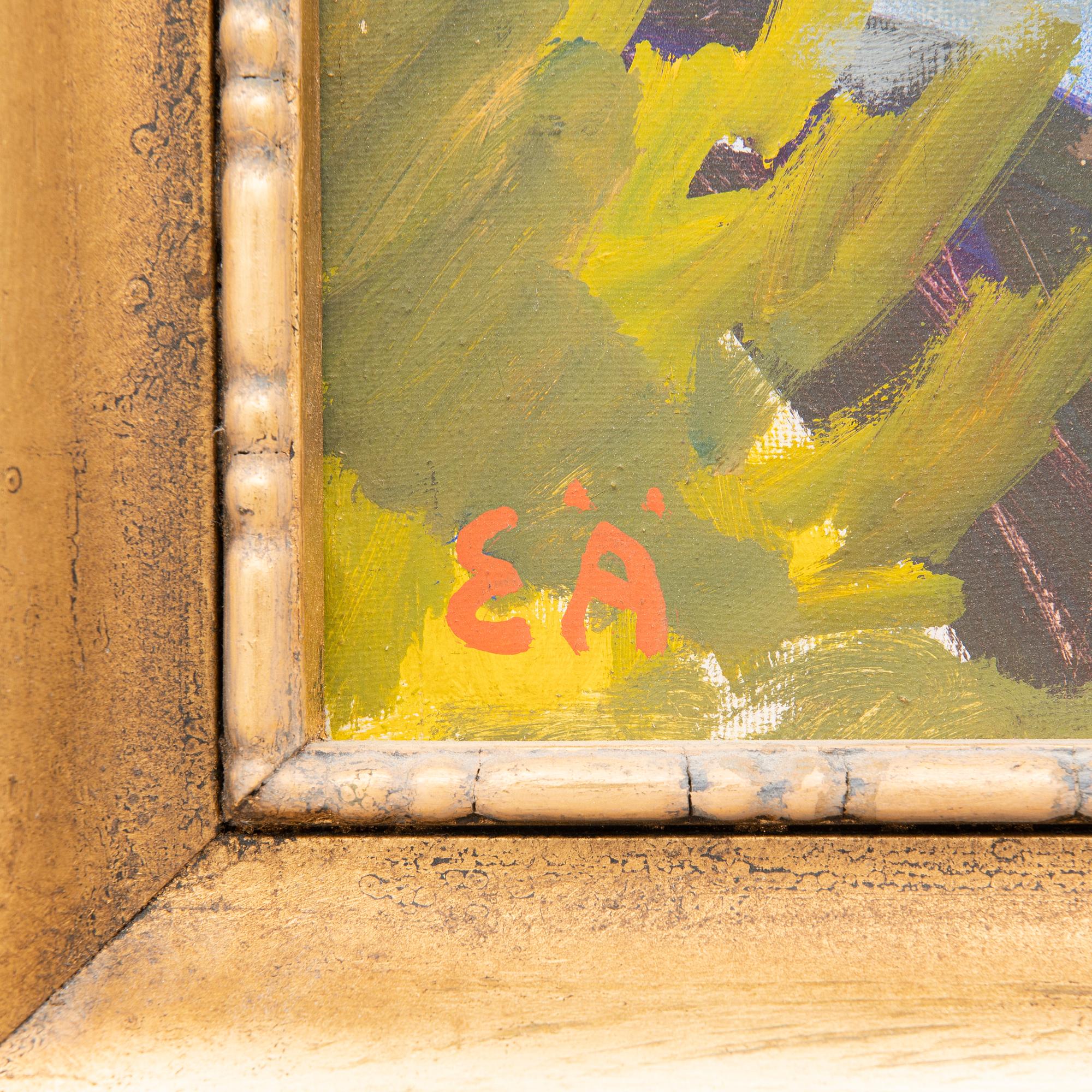 Erling Ärlingsson, oil on canvas signed EÄ, date in the frame 1963.