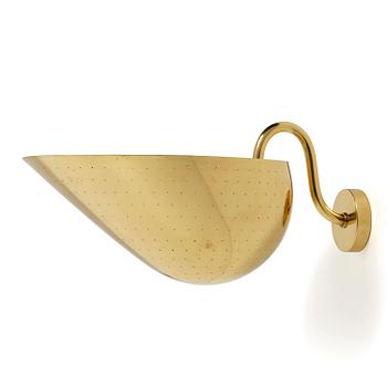 191. Carl-Axel Acking, vägglampa, modell "5019", Bröderna Malmströms Metallvarufabrik, Malmö, 1940-50-tal.