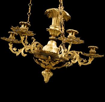 A late 19th century chandelier.